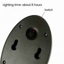 O7K7 - 100mAh - 10 LED - solarbetriebene Lampe - Bewegungssensor Licht - wasserdicht