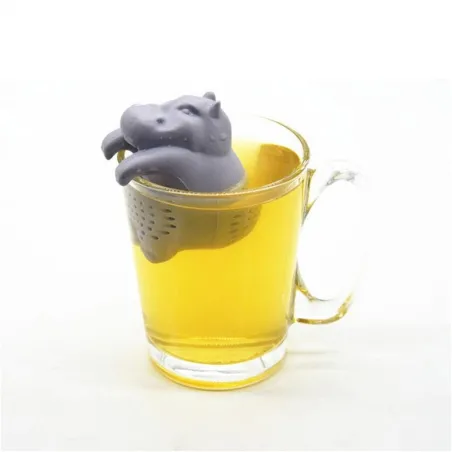 Silikon Hippo geformt - Tee Infuser - wiederverwendbar - 1pcs