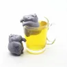Silikon Hippo geformt - Tee Infuser - wiederverwendbar - 1pcs