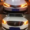 Dual colour led strip light - 2pcs - white & yellow - carLights & lighting