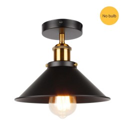 Ascelina industrial ceiling light - vintage - black - goldHome