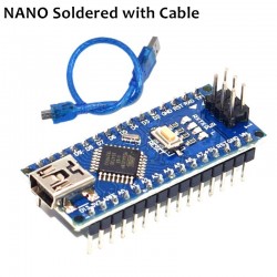Nano V3.0 - usb cable - arduino - blue/black/red - ATMEGA328P/168PElectronics & Tools