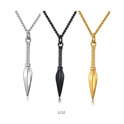 Spear pendant - necklace - 3 coloursNecklaces