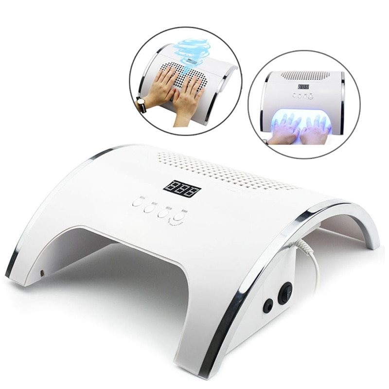 80W - Nagellampe - Nagelstaubsammler - Maniküre - led - 2 in 1 80W - Nagellampe - Nagelstaubsammler - Maniküre - led - 2 in 1
