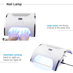 80W - Nail lamp - nail dust collector - manicure - led - 2 in 1Equipment