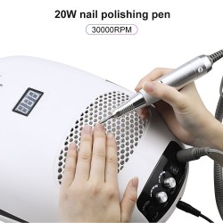 3 in 1 - Nail dust vacuum cleaner - UV lamp - nail drillNail dryers