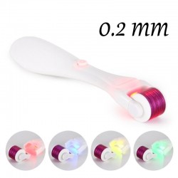 Electric micro needle with LED - titanium derma roller - anti-wrinkle - rejuvenating face / body massagerMassage