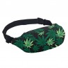 Weed fanny pack - green - white - unisexBags