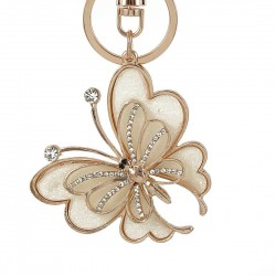 Fashion crystal butterfly - keychainKeyrings