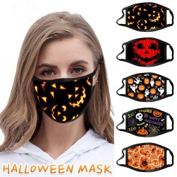 Protective face / mouth mask - windproof - dustproof - Halloween print