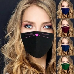 Schutzfläche / Mundmaske - waschbar - Cartoondruck