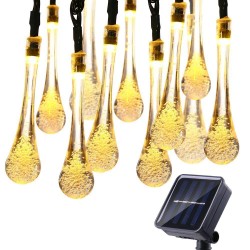 4m - 6m - LED string light - solar droplet bulbs - waterproof - Christmas / garden decorationStage & events lighting