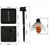 Solar powered - LED-String - Girlandenlicht - Outdoor / Gartendekoration - Honigbiene