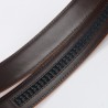 Genuine leather belt with automatic buckle - redBelts