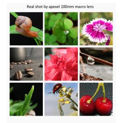 HD-Optik Kameralinse - 100mm Makrolinse - Super Makrolinsen - für iPhone XS Max Samsung S9