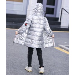 Kids long jacket - coat with hood - for girls and boysKids