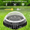 4 Stück - solarbetriebene Lampen - 8 LED - wasserdichtes Gartenlicht