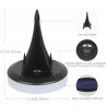 4 Stück - solarbetriebene Lampen - 8 LED - wasserdichtes Gartenlicht