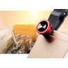 3 in 1 - Fischaugen - Weitwinkel - Makro - Kameraobjektiv mit Clip für iPhone / Samsung