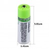 USB rechargeable AA battery - AA - 1.2V - 1450mAh - Quick ChargingBattery