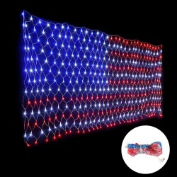 American Flag - String Lights - Outdoor - Wasserdicht