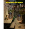 Iron lanterns with handle - solar - waterproof garden lightSolar lighting