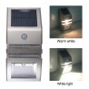 Solar LED Licht - Outdoor - Bewegungssensor - Edelstahl - Schwarz - Weiß