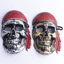 Venezianische Totenköpfe Masken - Halloween - Gold - Silber