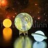 3D earth - galaxy night lamp - rechargeableLights & lighting