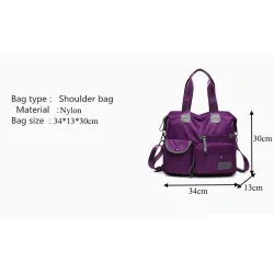 Wasserdichtes Nylon - Crossbody - Schultertasche