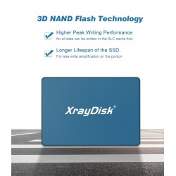 XrayDisk SSD 2.5''' SATA3 - Festplatte - 60GB - 120GB - 128GB - 240GB - 256GB - 480GB - 512BG