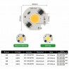 LED Chip - 3W - 5W - 7W - 9W - 220V - Cold white - Warm whiteLED chips
