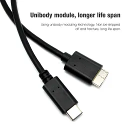 USB - 3.1 Kabel - Schnelle Geschwindigkeit - Typ-C zu Micro - Externe Festplatte