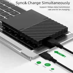 USB - 3.1 Kabel - Schnelle Geschwindigkeit - Typ-C zu Micro - Externe Festplatte