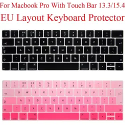 EU Keyboard Protector - Macbook Pro 13 - 13.3 - Silikon - Schutz