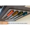 Nespresso coffee capsules holder - tower rack with adhesive tape - rotatableCoffee ware