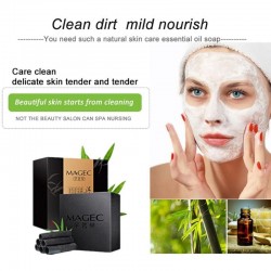 Hot Bamboo Charcoal - Handgemachte Seife - Saubere Haut - Whitening Soap - Blackhead Remover