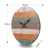 Retro Wanduhr - Vintage - Kunsthandwerk aus Holz