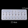 Silikon Mold - Harz - International Chess Form - DIY