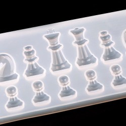 Silikon Mold - Harz - International Chess Form - DIY