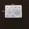 2 Set - Silikonguss - Harzformen - DIY - Seashells - Diamanten