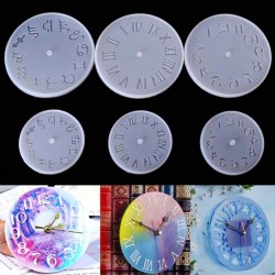 Silikon Mold - Uhr - 10/15cm - Harz - Handgefertigtes Werkzeug - DIY