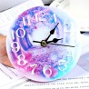 Silikon Mold - Uhr - 10/15cm - Harz - Handgefertigtes Werkzeug - DIY