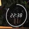 12 Zoll - LED Ring Wanduhr - Automatik - Digital - Elektronik