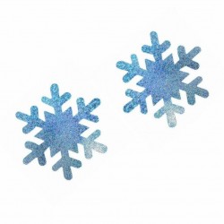 10 pairs - Nipple Covers - SnowflakesBeachwear