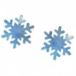 10 pairs - Nipple Covers - SnowflakesBeachwear