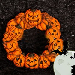 Halloween - Jack-o'-Lantern - LED - Pumpkin - Door HangerHalloween & Party