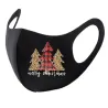 8 Stück - Schutzfläche / Mundmasken - waschbar - Weihnachtsdruck