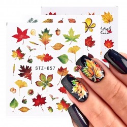 Fall leaves - nail stickersNail stickers