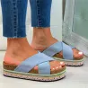 Sommer Sandalen - weiche Plattform Flip-Flops